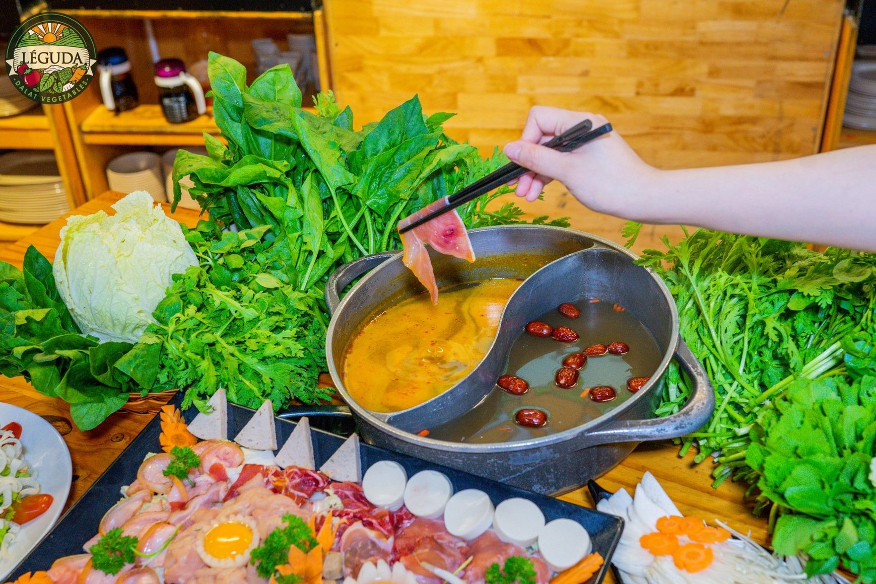 buffet rau đà lạt